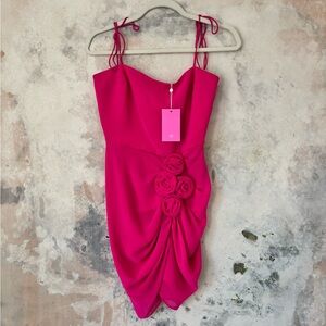 Amanda Uprichard Fuchsia Mini Dress